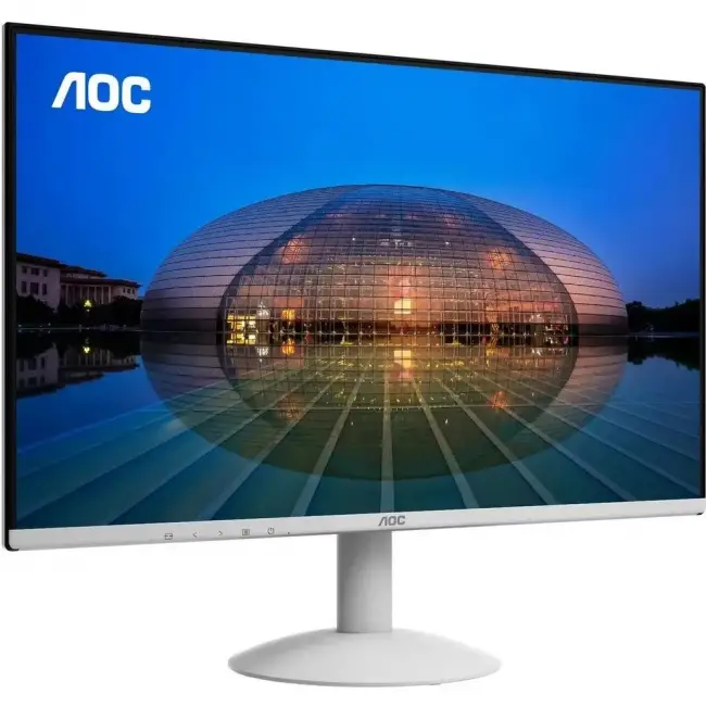 Монитор AOC 24B30H3/BW 23.8'', 1920x1080, IPS, 120hz, 20M:1, 300cd, 4ms, VGA, HDMI 1.4, VESA, 3Y, White AOC 24B30H3 — для бизнеса и офиса