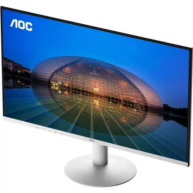 Монитор AOC 24B30H3/BW 23.8'', 1920x1080, IPS, 120hz, 20M:1, 300cd, 4ms, VGA, HDMI 1.4, VESA, 3Y, White AOC 24B30H3 — для бизнеса и офиса