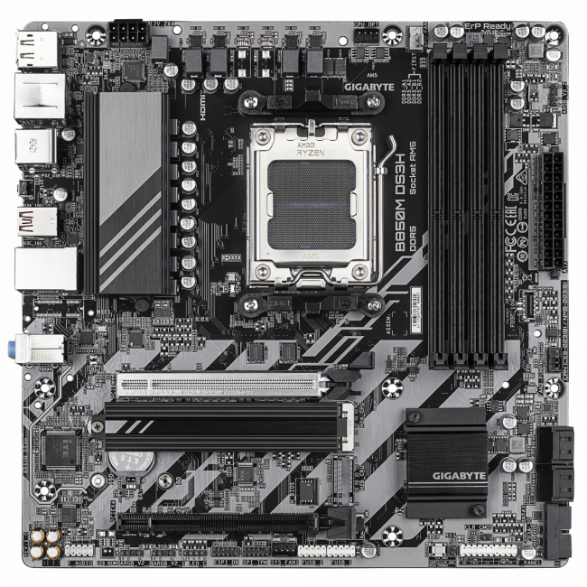 Материнская плата GIGABYTE B850M DS3H — для бизнеса и офиса