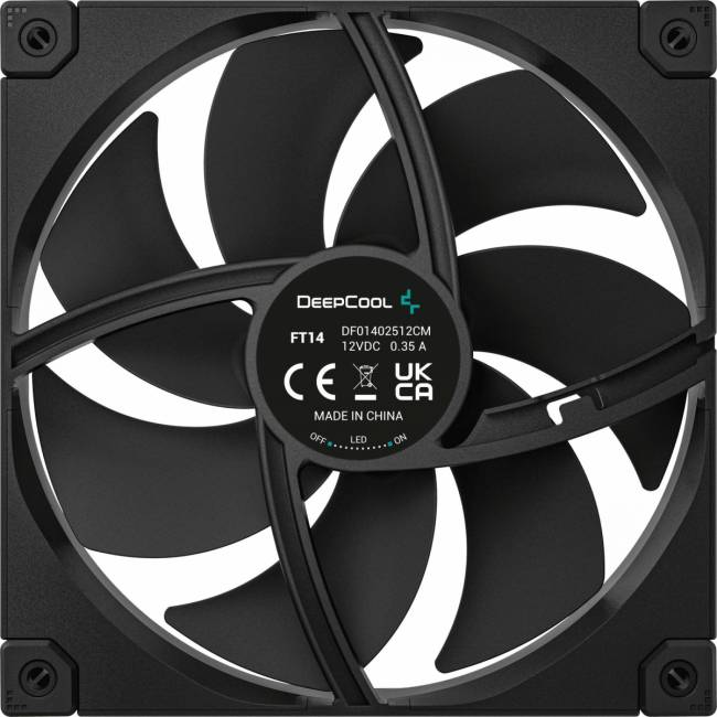 Вентилятор для корпуса Deepcool R-FT14-BKWPN1-G — для бизнеса и офиса