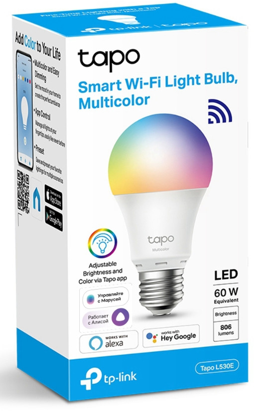 Умная Wi-Fi лампа TP-Link Tapo L530E