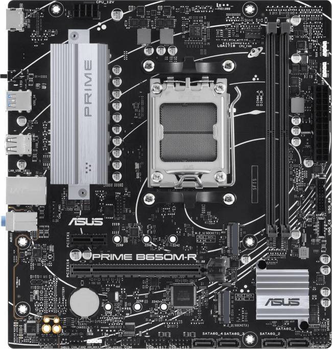 Материнская плата ASUS PRIME B650M-R — для бизнеса и офиса