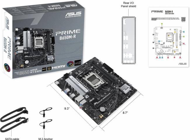 Материнская плата ASUS PRIME B650M-R — для бизнеса и офиса