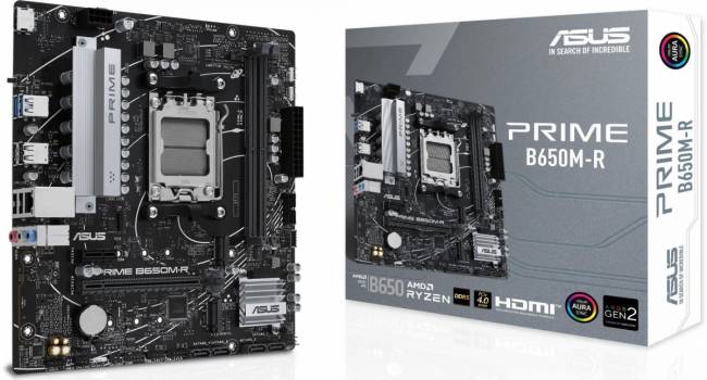Материнская плата ASUS PRIME B650M-R — для бизнеса и офиса