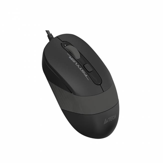 Мышь A4Tech Fstyler FM10 черный/серый оптич. 1600dpi USB 4but (FM10 GREY) A4Tech FM10 GREY — для бизнеса и офиса