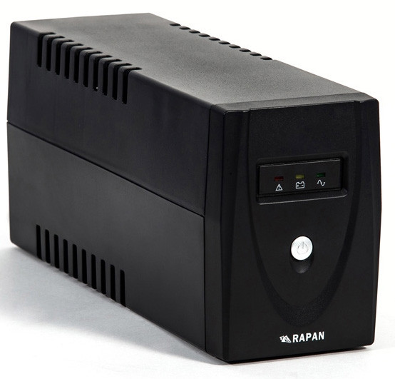 739 RAPAN-UPS 600 источник питания 220 В 600ВА/350Вт меандр с АКБ 7 Ач интерактивный Бастион RAPAN-UPS 600