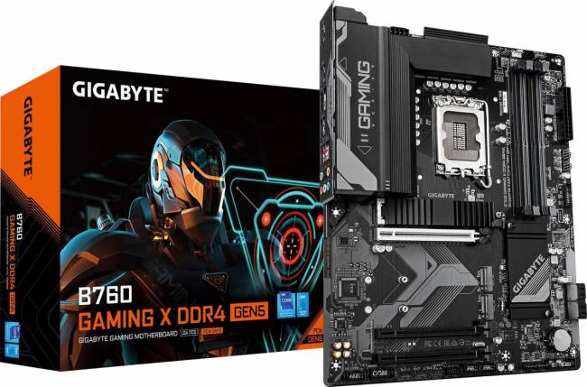 Материнская плата Gigabyte B760 GAMING X D4 GEN5 — для бизнеса и офиса