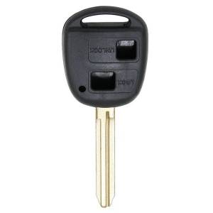 Корпус ключа TOYOTA 2 кнопки TOYO-15 TOY43, с лого