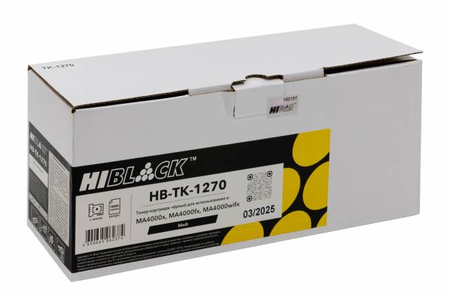 Тонер-картридж Hi-Black (HB-TK-1270) для Kyocera MA4000x/MA4000fx/MA4000wifx, 10K — для бизнеса и офиса
