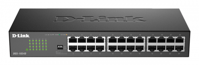 Коммутатор D-Link DGS-1024D/J1A — для бизнеса и офиса Коммутатор D-Link DGS-1024D/J1A — для бизнеса и офиса