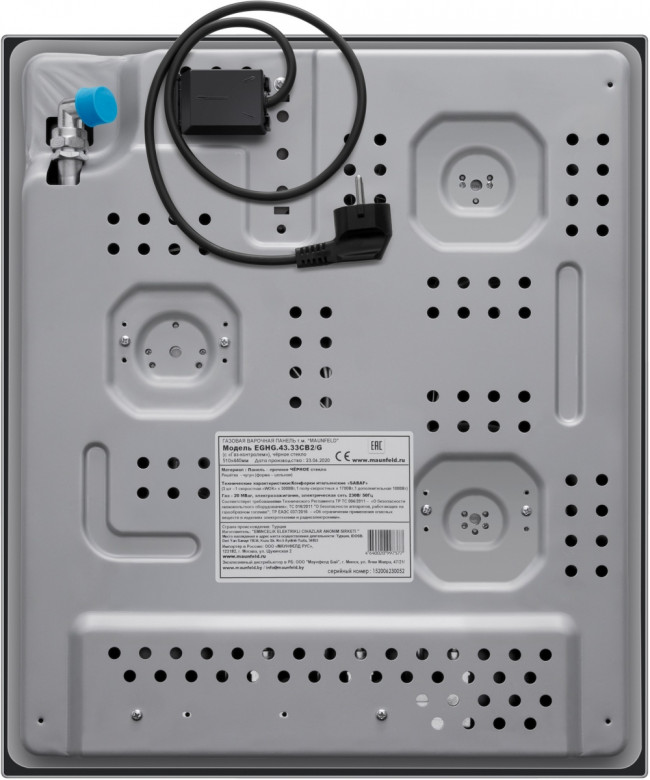 Газовая варочная панель MAUNFELD Maunfeld EGHG.43.33CB2/G Газовая варочная панель MAUNFELD Maunfeld EGHG.43.33CB2/G