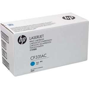 Тонер-картридж HP 654A Cyan LaserJet Contract Toner Cartridge (CF331AC)