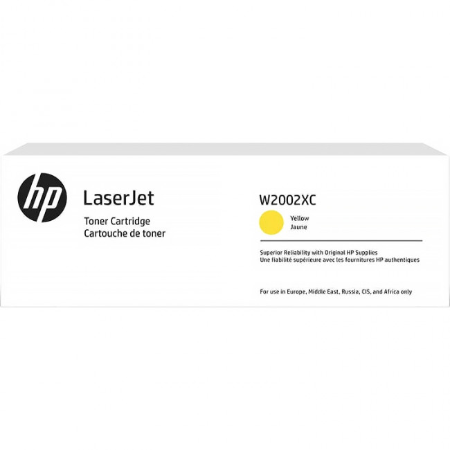 Тонер-картридж HP 658X Yellow Original LaserJet Toner Cartridge (W2002XC) — для бизнеса и офиса