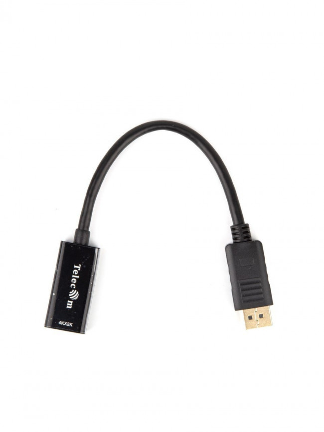 Кабель-переходник DP --> HDMI-F 4K@30Hz 0.2m , Telecom (TA801) Telecom DisplayPort (m) to HDMI (f) — для бизнеса и офиса