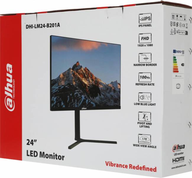 Монитор Dahua DHI-LM24-B201A — для бизнеса и офиса