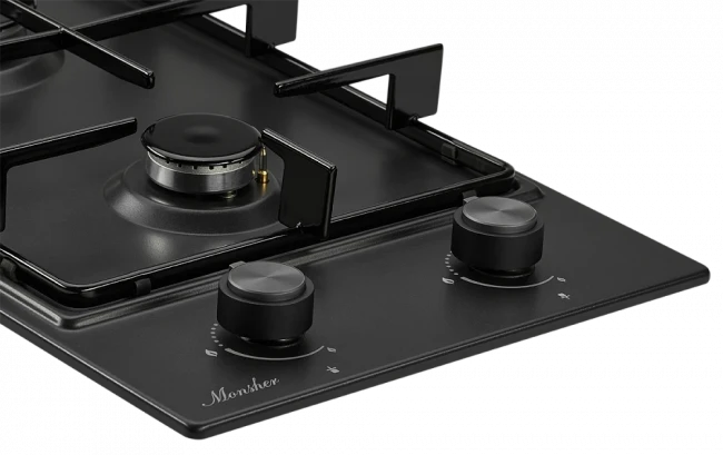 Встраиваемые газовые панели домино MONSHER MONSHER MSG 36 Noir