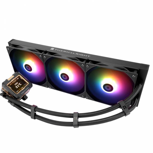 Водяное охлаждение для процессора Thermalright Frozen Warframe 420 ARGB Black — для бизнеса и офиса Водяное охлаждение для процессора Thermalright Frozen Warframe 420 ARGB Black — для бизнеса и офиса