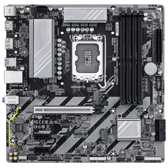 Материнская плата GIGABYTE B860M D3HP — для бизнеса и офиса