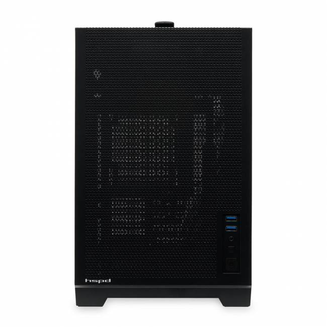 Корпус без блока питания HSPD M211-TGBK — для бизнеса и офиса