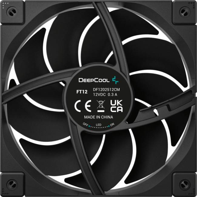 Вентилятор для корпуса Deepcool R-FT12-BKWPN1-G — для бизнеса и офиса
