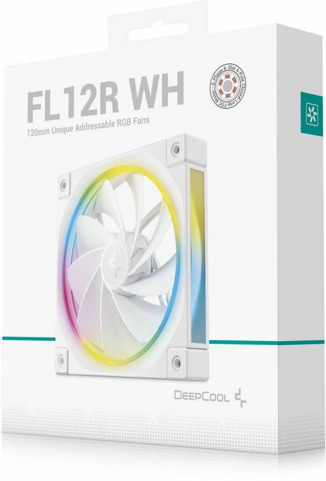Вентилятор для корпуса Deepcool R-FL12R-WHAPN1-G — для бизнеса и офиса