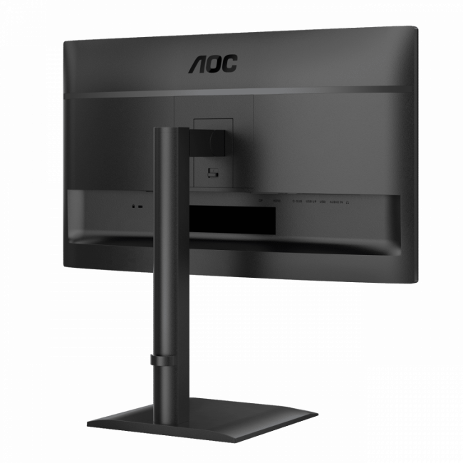 Монитор AOC 24E4U 23.8" 1920x1080, IPS, 200Hz, 80M:1, 300cd, 4 ms, HDMI 1.4, DisplayPort 1.2, 4*USB, Speakers, Height adj 150, pivot, VESA 100, 3Y, White/Silver Монитор AOC 24E4U — для бизнеса и офиса