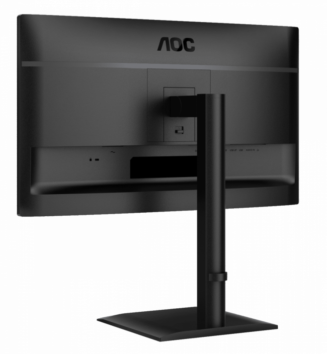 Монитор AOC 24E4U 23.8" 1920x1080, IPS, 200Hz, 80M:1, 300cd, 4 ms, HDMI 1.4, DisplayPort 1.2, 4*USB, Speakers, Height adj 150, pivot, VESA 100, 3Y, White/Silver Монитор AOC 24E4U — для бизнеса и офиса