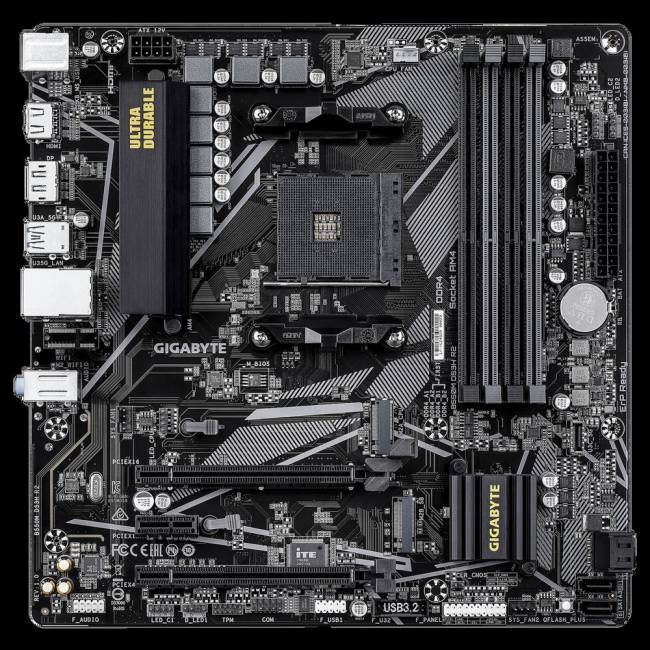 Материнская плата Gigabyte B550M DS3H R2 — для бизнеса и офиса