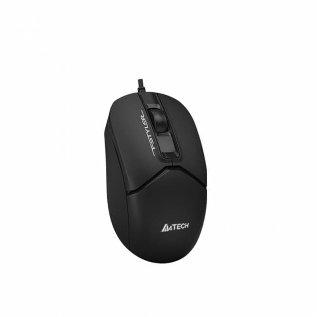 Мышь A4Tech Fstyler FM12S черный оптич. 1200dpi silent USB 3but (FM12S BLACK) A4Tech FM12S  BLACK — для бизнеса и офиса