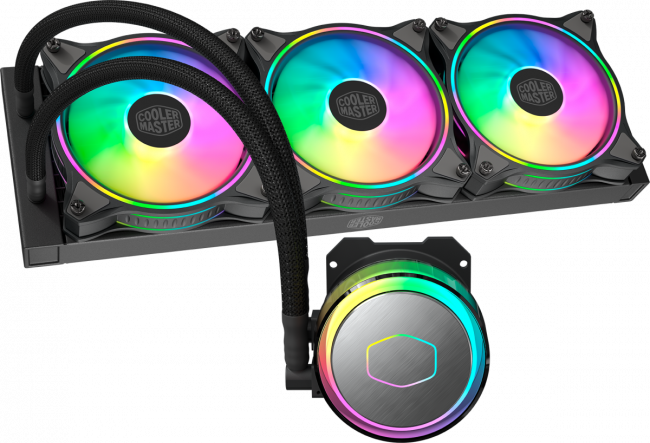 Система охлаждения Cooler Master MasterLiquid ML360 Illusion — для бизнеса и офиса Система охлаждения Cooler Master MasterLiquid ML360 Illusion — для бизнеса и офиса