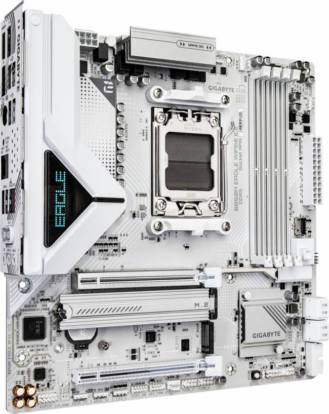 Материнская плата Gigabyte B850M EAGLE WF6E ICE — для бизнеса и офиса Материнская плата Gigabyte B850M EAGLE WF6E ICE — для бизнеса и офиса