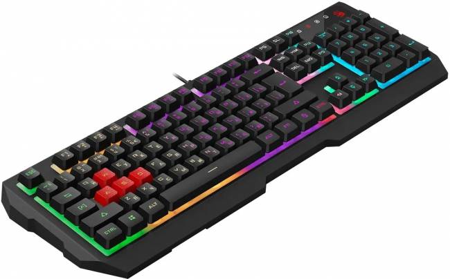 Клавиатура A4Tech Bloody B140N черный USB Multimedia for gamer LED (B140N) A4Tech B140N — для бизнеса и офиса