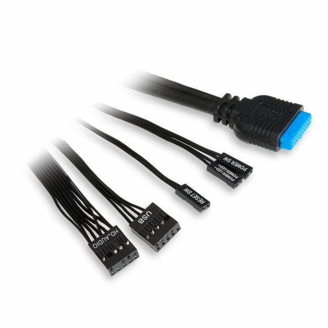 Корпус без блока питания HSPD M510-TGBK — для бизнеса и офиса