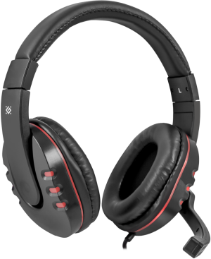 Defender Игровая гарнитура Warhead G-160 черный, кабель 2,5 м Defender Warhead G-160