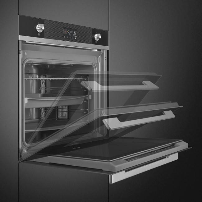 Встраиваемая электрическая духовка SMEG Духовой шкаф электрический Smeg SO6102TN — для бизнеса и офиса