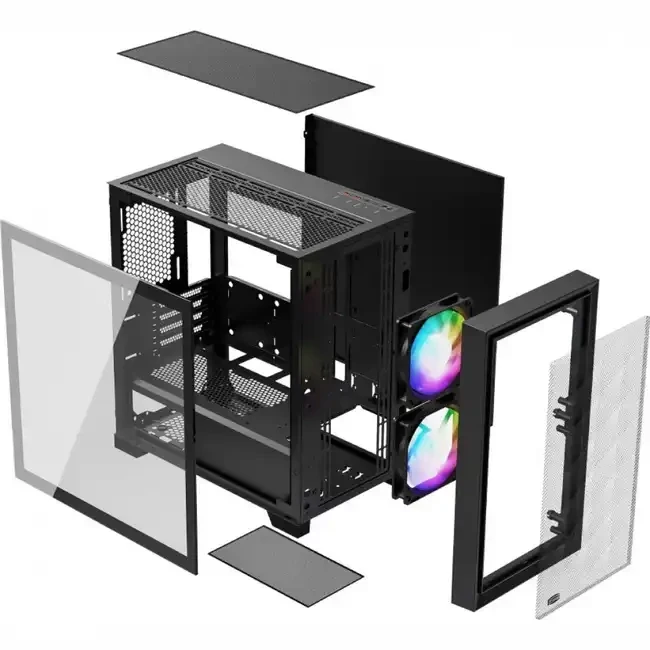 Корпус без блока питания PcCooler C3D310 BK ARGB — для бизнеса и офиса Корпус без блока питания PcCooler C3D310 BK ARGB — для бизнеса и офиса