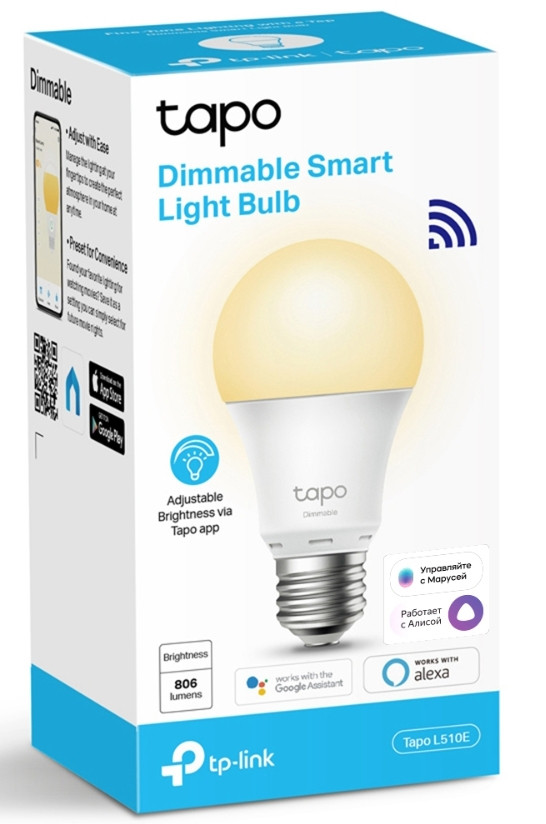 Умная Wi-Fi лампа TP-Link Tapo L510E