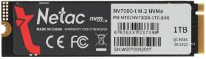 Накопитель SSD Netac NT01NV7000T-1T0-E4X