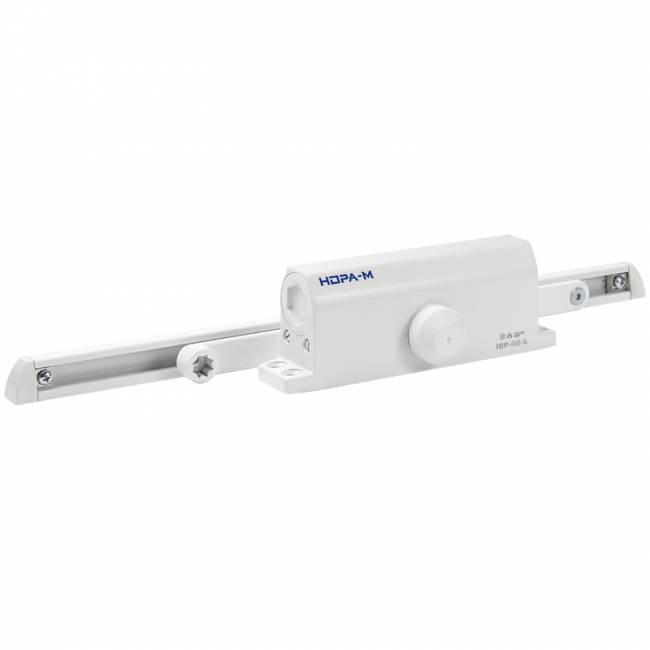 Доводчик дверной 450 Slider ISPARUS от 110 до 150 кг белый — для бизнеса и офиса Доводчик дверной 450 Slider ISPARUS от 110 до 150 кг белый — для бизнеса и офиса