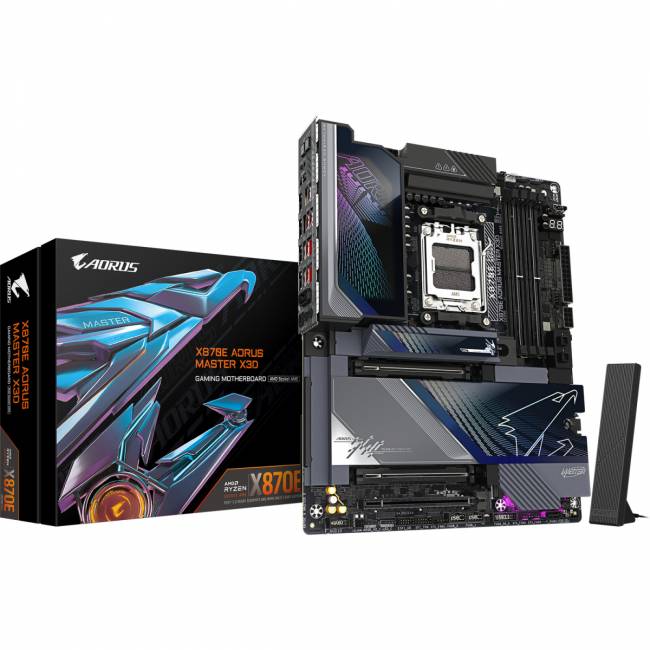 Материнская плата Gigabyte X870E A MASTER X — для бизнеса и офиса