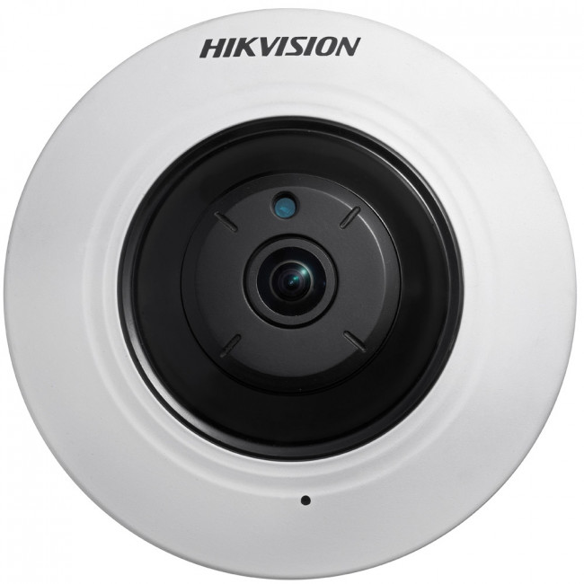5Мп fisheye IP-камера c EXIR-подсветкой до 8м 1/2.5" Progressive Scan CMOS Hikvision DS-2CD2955FWD-I — для бизнеса и офиса