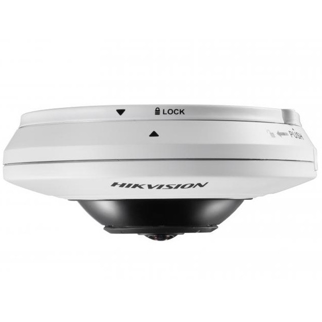 5Мп fisheye IP-камера c EXIR-подсветкой до 8м 1/2.5" Progressive Scan CMOS Hikvision DS-2CD2955FWD-I — для бизнеса и офиса