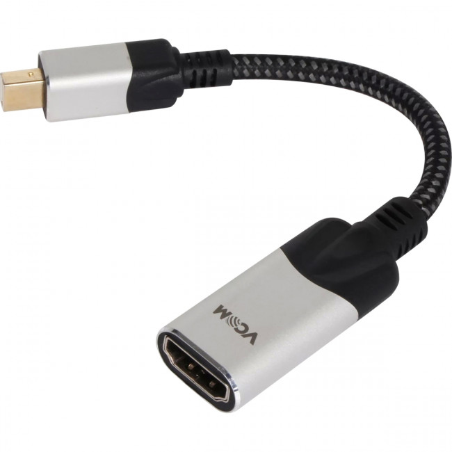 Адаптер miniDisplayPort(M) ---> HDMI(F) 0.15m 4K@60Hz VCOM <CG616M-0.15> Адаптер VCOM Mini DisplayPort M/HDMI F (CG616M-0.15)