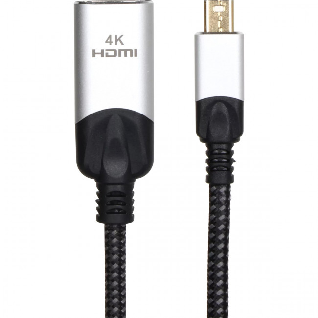 Адаптер miniDisplayPort(M) ---> HDMI(F) 0.15m 4K@60Hz VCOM <CG616M-0.15> Адаптер VCOM Mini DisplayPort M/HDMI F (CG616M-0.15)