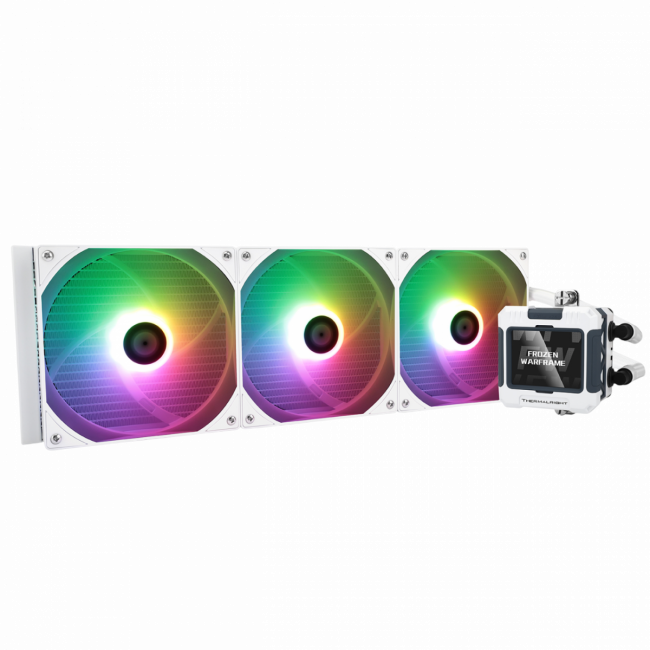 Водяное охлаждение для процессора Thermalright Frozen Warframe 420 ARGB White — для бизнеса и офиса Водяное охлаждение для процессора Thermalright Frozen Warframe 420 ARGB White — для бизнеса и офиса