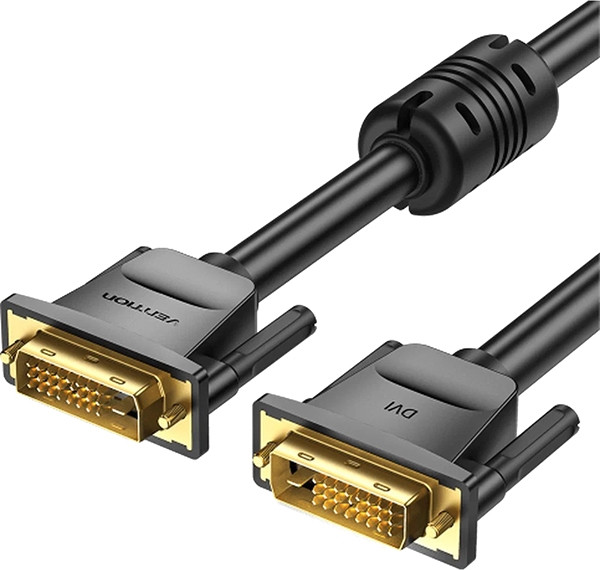 Кабель Vention DVI-D Dual link 25M/25M с ферритовым фильтром - 3м. Кабель Vention DVI-D(m)/DVI-D(m) - 3 м (EAABI) Кабель Vention DVI-D Dual link 25M/25M с ферритовым фильтром - 3м. Кабель Vention DVI-D(m)/DVI-D(m) - 3 м (EAABI)
