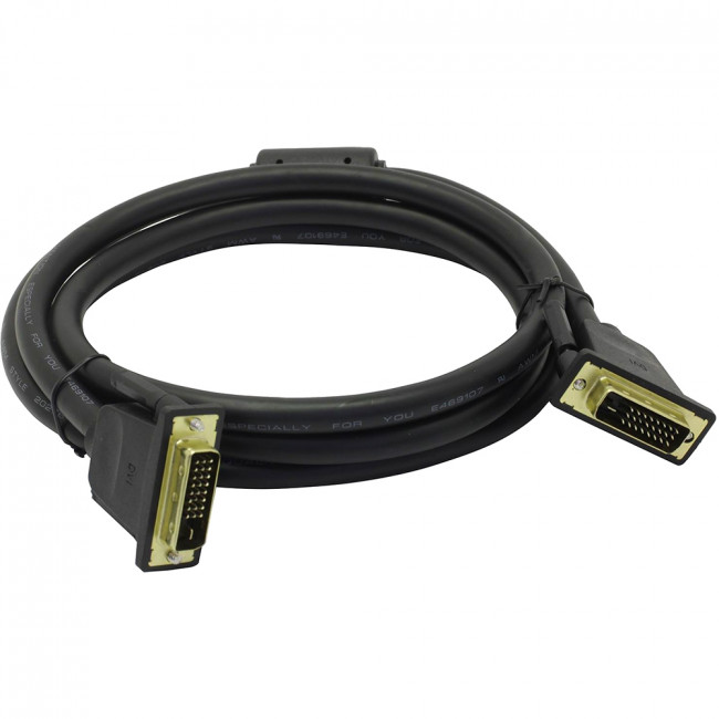 Кабель Vention DVI-D Dual link 25M/25M с ферритовым фильтром - 3м. Кабель Vention DVI-D(m)/DVI-D(m) - 3 м (EAABI) Кабель Vention DVI-D Dual link 25M/25M с ферритовым фильтром - 3м. Кабель Vention DVI-D(m)/DVI-D(m) - 3 м (EAABI)