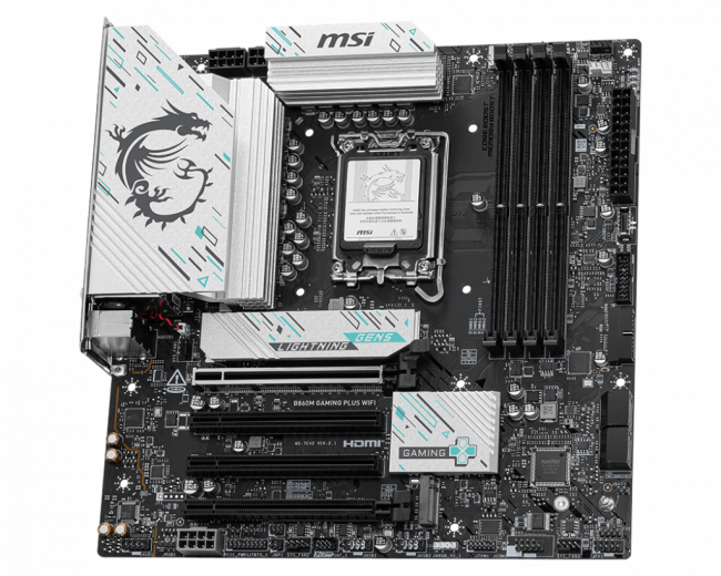 Материнская плата MSI B860M GAMING PLUS WIFI — для бизнеса и офиса