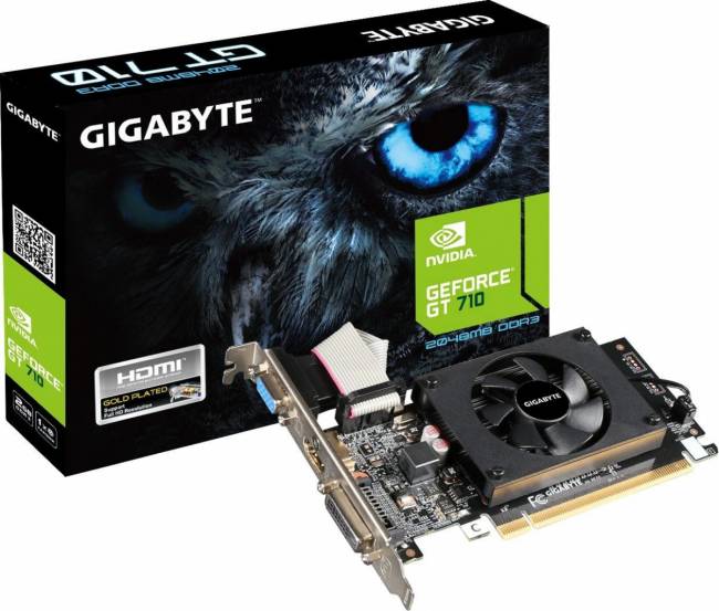 Видеокарта Gigabyte GV-N710D3-2GL 2.0 — для бизнеса и офиса