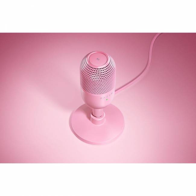 Микрофон Razer Seiren V3 Mini - Quartz Razer Seiren V3 Mini - Quartz RZ19-05050200-R3M1 — для бизнеса и офиса